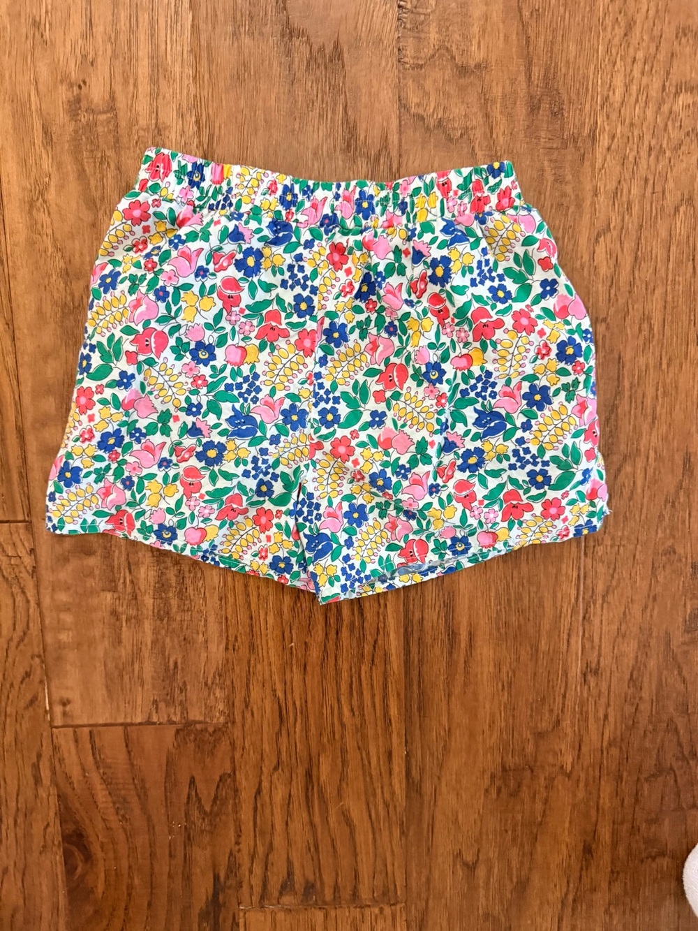 Bisby Girls’ Rosie Tulip Floral Shorts with Elastic Waist and pockets